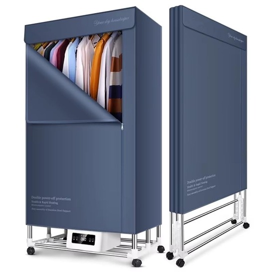 Electric Cloth Dryer Foldable & Portable Drying Stand with Remote Control | Large Capacity, Energy-Efficient Indoor Clothes Dryer for Home Use
