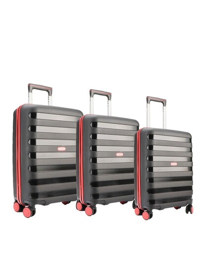 Buy Police Set Of 3 Trolley Suitcases - Trolley Bag for Unisex 37844238 | Myntra