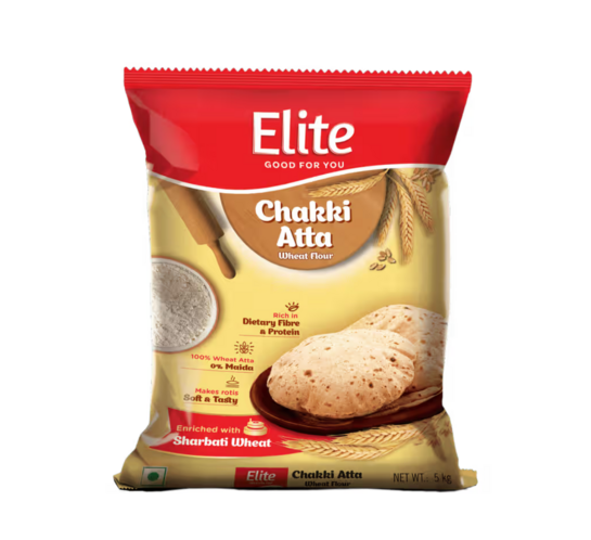 Instamart - Elite Whole Wheat Chakki Atta 5kg(location specific)