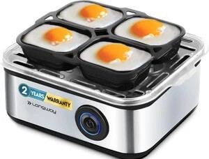 Longway Stainless Steel Egg Boiler for Steaming Cooking