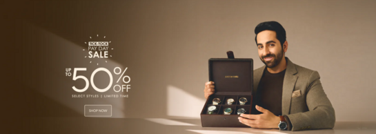 Justintime - Tick Tock Pay Day Sale Upto 50% Off | Upto Rs. 200 Off on Prepaid Orders