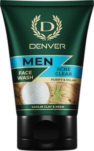 DENVER Acne Clear Facewash With Kaolin Clay and Neem Face Wash 
