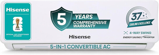 Hisense 1.5 Ton 3 star Inverter Split AC
