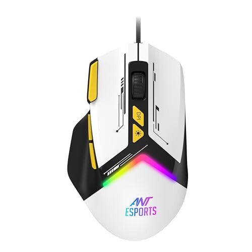 Ant Esports GM333 RGB Wired Gaming Mouse 12800 DPI Optical Mouse