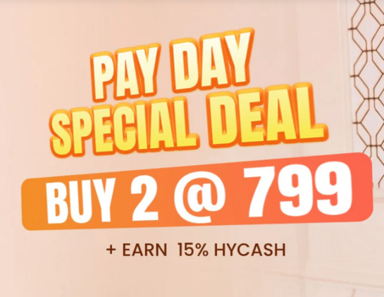 Hyphen Payday Special Sale – Buy 2 @ ₹799 / Buy 3 @ ₹1149 + 15% HyCash