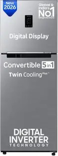 Samsung 301 L Frost Free Double Door 2 Star Refrigerator (REFINED...more