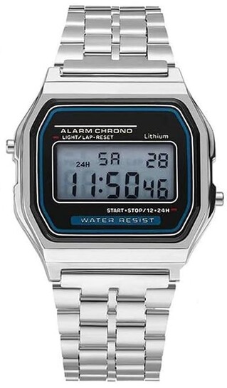 Acnos Brand Digital 4 Colours Vintage Square Dial Unisex WR70ist Watch