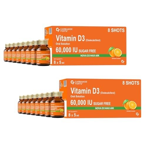 Carbamide Forte Vitamin D3 60000 (16, 5ml (Pack of 16))