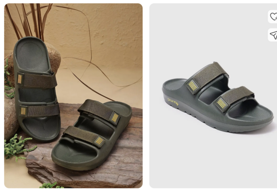 Lightweight with Arch Support Durable Anti-Skid & Stylish Dailywear| Men Slides