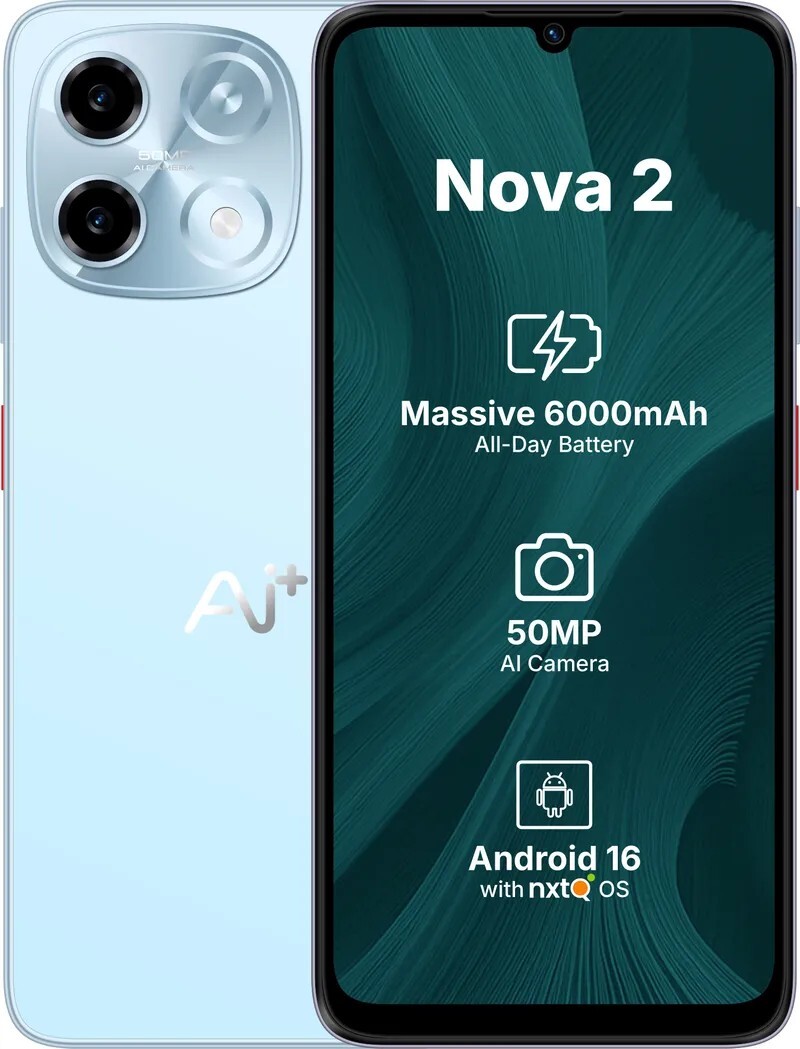 Ai+ Nova 2 5G (Blue, 64GB) (4 GB RAM) | Sale live