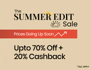 Pepperfry-The Summer Edit Sale Upto 70% Off+20% Cashback