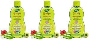 Dabur Baby Gentle Nourishing 200mlx3 Shampoo Ayurvedic herbs, 100% soap free (600 ml)