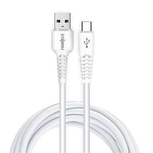 FRONTECH FRONECH Super Fast 30W USB to Type-C Charging & Data Cable | 1.0 Meter | Durable | Bend-Resistant (FT-1046)