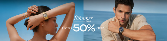 Justintime - Summer Edit Upto 50% off | Akshaya Tritiya Extra 10% off on Gold Watches