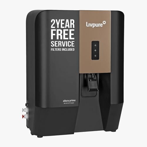 Livpure Allura Prime Water Purifier RO+UV+UF+Copper+Alkaline 