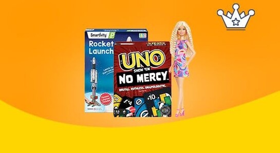 Toys Shopping order and Get 10% back Up to ₹300, Min order: ₹3000