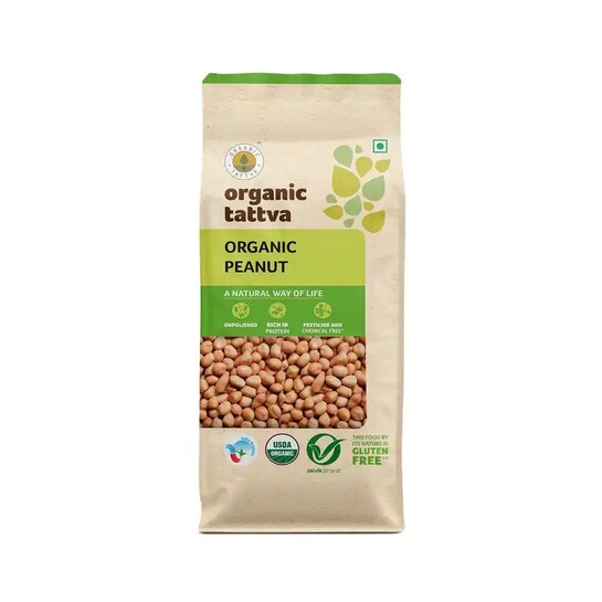 Zepto : Organic Tattva Peanuts Pouch | Unpolished 500 g