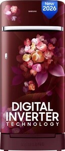 Samsung 215 L Direct Cool Single Door 5 Star Refrigerator with Base Drawer (Hydrangea Plum, RR23H2H35HT/HL)