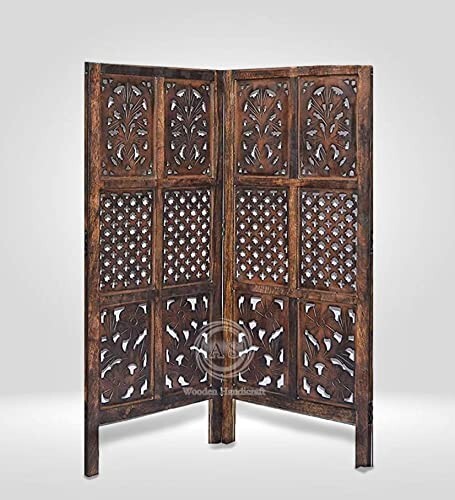 Wooden Partition for Living Rooms Wall Dividers (4-feet 2 Panel)