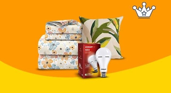 Home: Get 5% upto ₹100 Back on Min Order ₹500