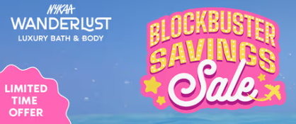 Nykaa-Wanderlust Blockbuster Savings Sale Flat 35% Off