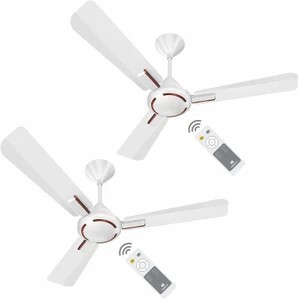 HAVELLS Ambrose| Remote Controlled|BLDC Motor 1200 W Ceiling Fan (5 Star | Pearl White Wood | Pack of 1)