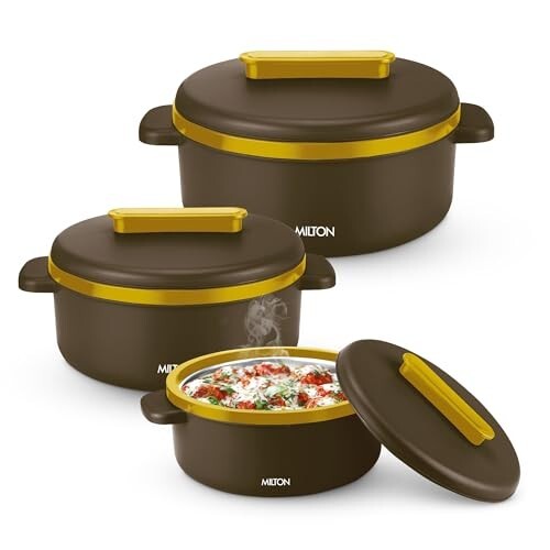 MILTON Micronova Jr. Gift Set Inner Stainless Steel Casserole, Set of 3