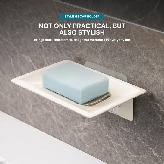 Self Adhesive Soap Holder for Bathroom Wall