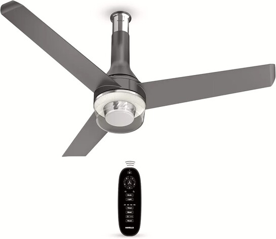  Havells 1200mm Crista Underlight BLDC Ceiling Fan (Slate Chrome) 
