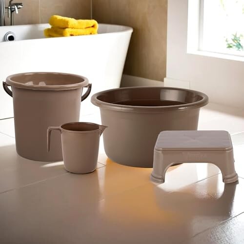 Kuber Industries Set of 4 Bathroom Combo Set