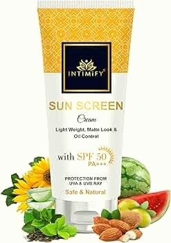 INTIMIFY Sunscreen SPF 50 PA++++