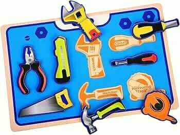 Nyaara Tools Wooden Puzzle | Baby Puzzle for 2-4 Years Old Toddlers | Learning Puzzle Toys for Pre School and Montessori Kids