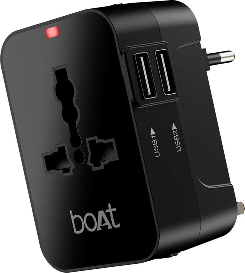 10 W Quick Charge 3 A Multi-pin Wall Charger for Mobile (Carbon Black)