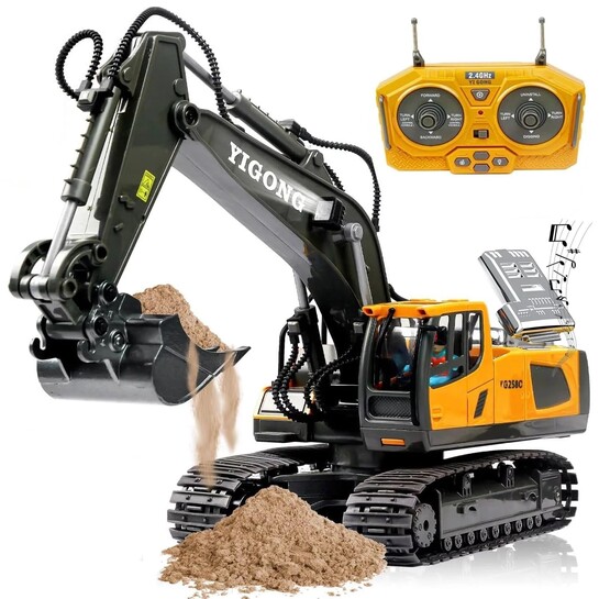  Remote Control Excavator Toy for Kids