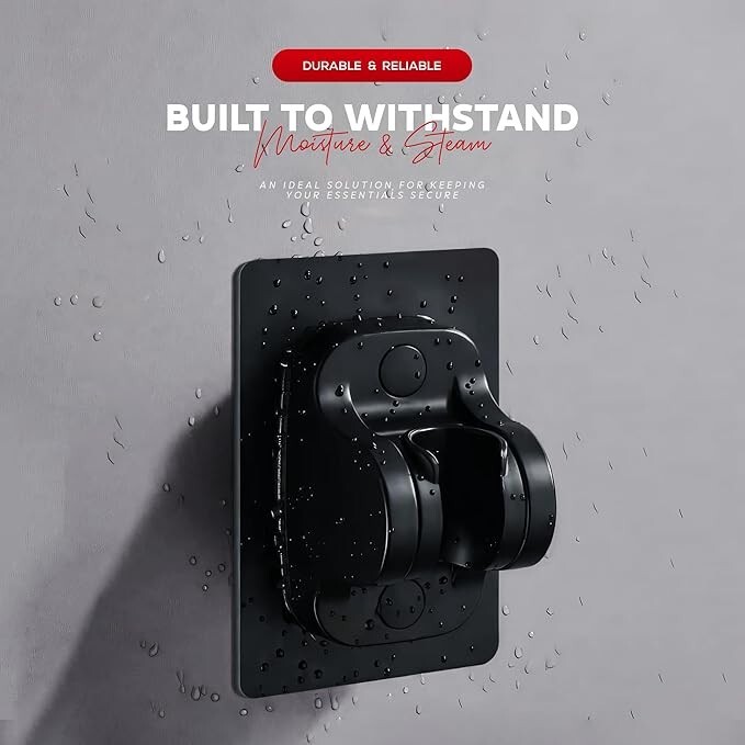 Shower Head Holder for Bathroom | Health Faucet Holder for Toilet|Adjustable Without Drill Jet Spray Holder (Pack of 1)