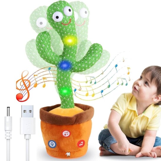 Talking Dancing Cactus Toy – Fun Repeating Toy