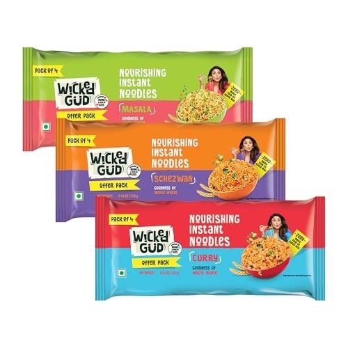 WickedGud Nourishing Instant Noodles Range 720 Grams