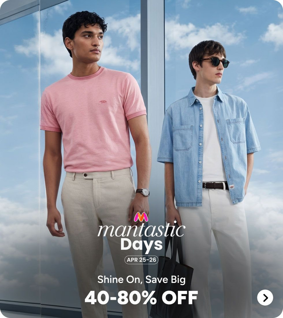 Myntra - Mantastic Days Sale - Up To 80% Off (25-26th April)
