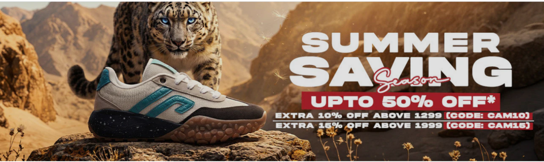 Campus - Summer Saving Seasons - Up To 50% Off + Up To 15% Off Above Rs. 1999