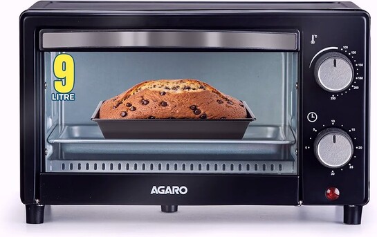 AGARO Marvel 9L OTG Oven 800W, Compact Toaster Griller 