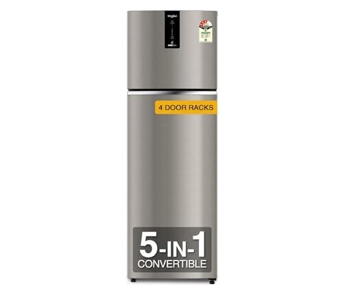 Whirlpool 327 L 3 Star Convertible Frost Free inverter Double Door Refrigerator