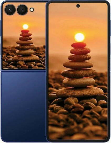 Samsung Galaxy Z Flip7 5G Smartphone with Galaxy AI (Blue Shadow, 12GB RAM, 512GB Storage), Ultra Sleek Design with 50MP High-Resolution Camera, Exynos 2500,