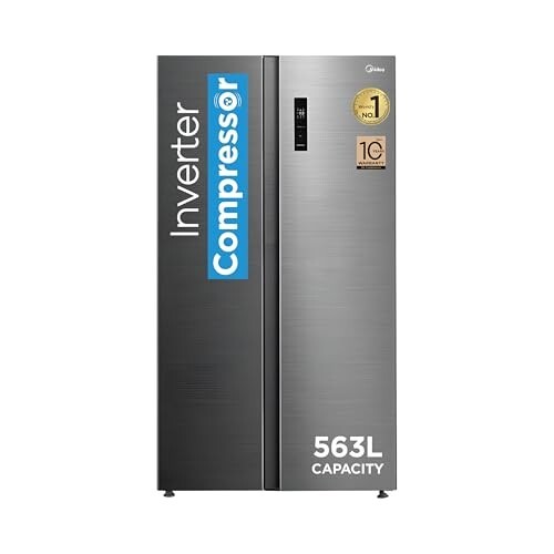 Midea 563 L Side By Side, Frost Free Refrigerator 