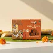 Sweet Karam Coffee Jaggery Coconut Burfi | No Preservatives