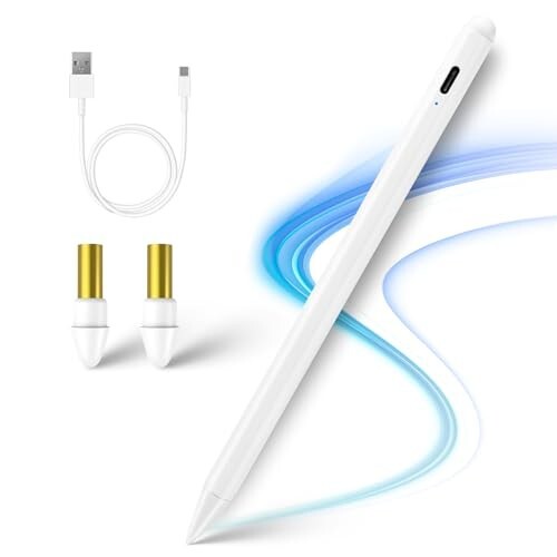 iPad Pencil, Palm Rejection and Pixel Precise Stylus Pen White