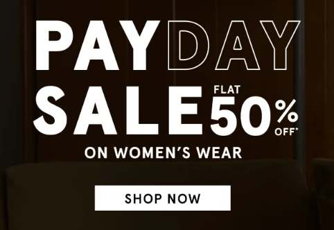 Pepe Jeans Pay Day Sale Flat - 50% off + Buy 2 or more get 10% additional off