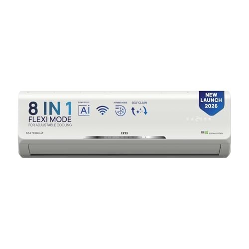 IFB 1.5 Ton 3 Star, New star rated,AI Powered Inverter Split Air Conditioner