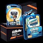 Gillette Flexball Pro Glide Gift Pack for MenShaving kit1 Razor and 4 Cartridges, 2 pcs
