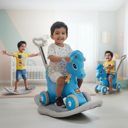 Top selling | 3-in-1 Kids RideOn, Horse and Rocker Cycle at 75% Off + Extra 3% Coupon