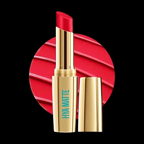 Lakme Hya Matte 9to5 Lipstick, 3.6  g Scarlet Strategy